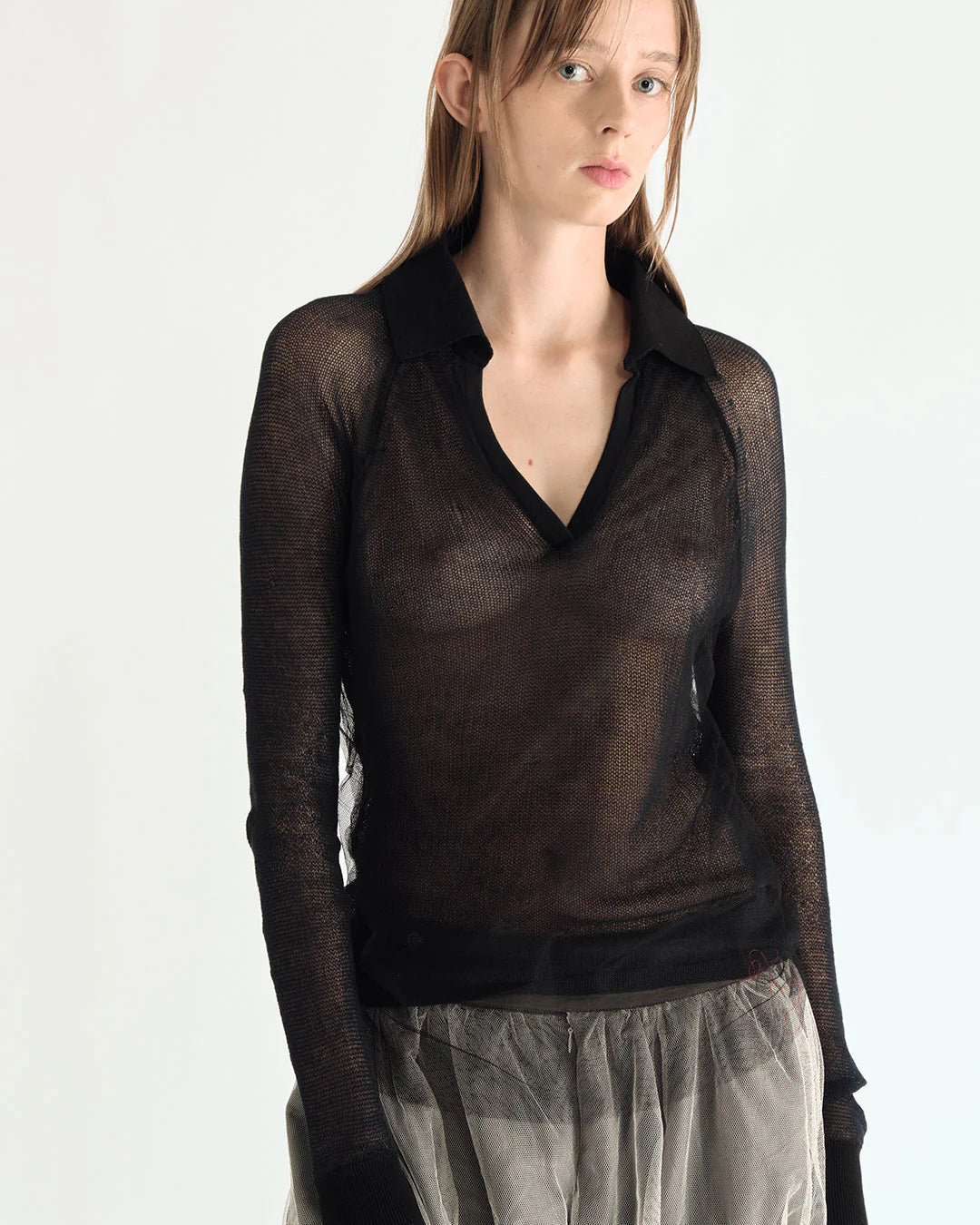 Plas – Bubble Tulle Shorts – Pietra Brown – Sample